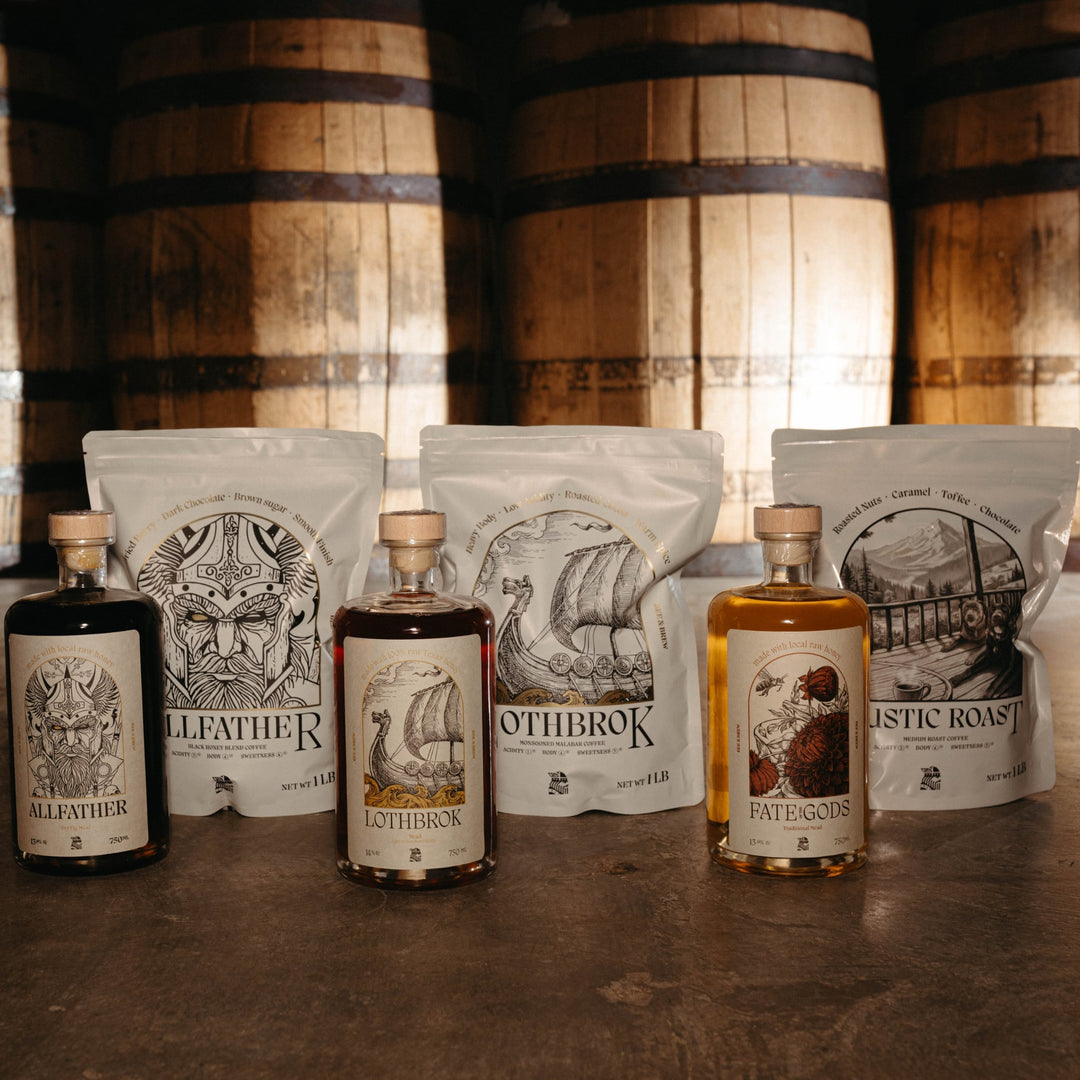 Bee & Brew award-winning Texas mead and coffee crafted in Fort Worth, Texas
