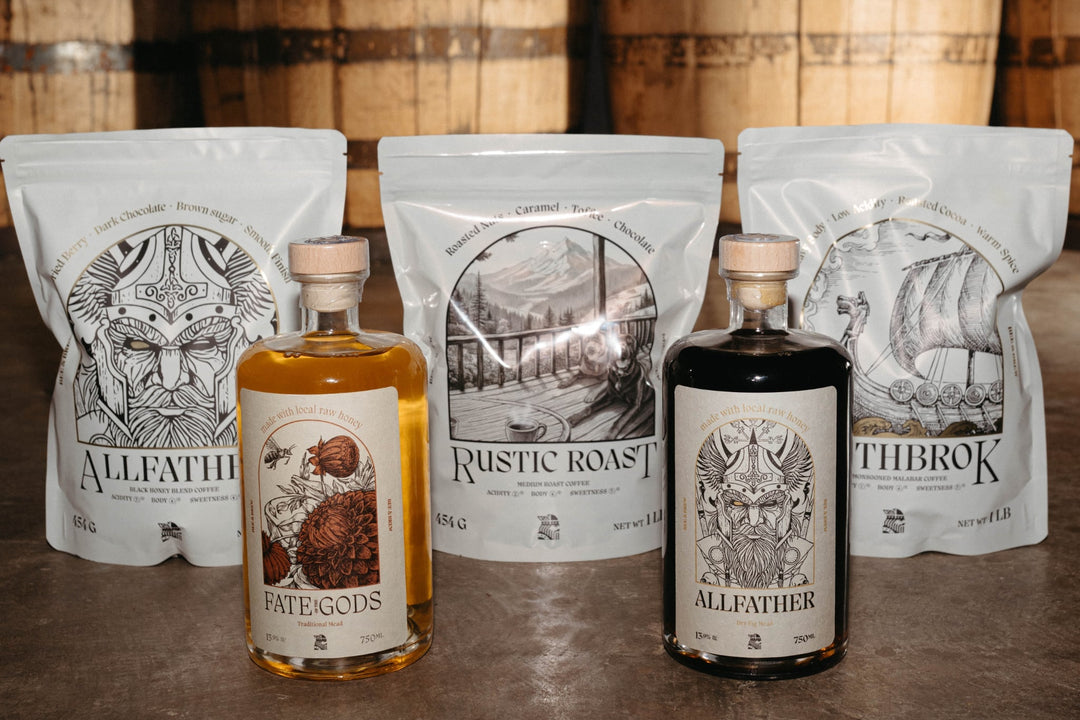Bee and Brew Valhalla mead and coffee bundle 